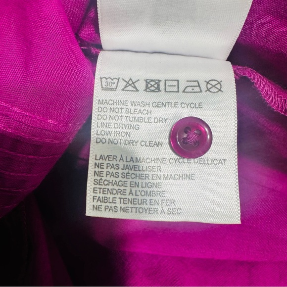 New Farm Rio Kelsie Purple Blouse Size Medium - Picture 13 of 16